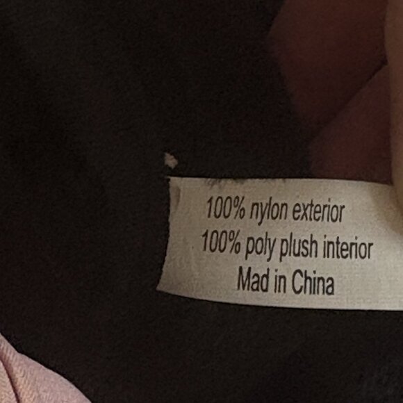 NEW YORK Dog Carrier Hand Held Embroidered Palm Trees Pineapple Bamboo Handle - Picture 6 of 13